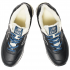 New Balance 574 синие кожаные с мехом