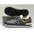 New Balance 574 Low Black White Leather с мехом New Balance 574 Low Black White Leather с мехом