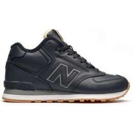 Кроссовки New Balance 574 Mid Leather Black Gum зимние Кроссовки New Balance 574 Mid Leather Black Gum зимние