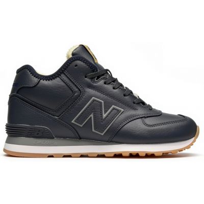 Кроссовки New Balance 574 Mid Leather Black Gum зимние Кроссовки New Balance 574 Mid Leather Black Gum зимние