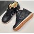 Кроссовки New Balance 574 Mid Leather Black Gum зимние Кроссовки New Balance 574 Mid Leather Black Gum зимние