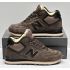 Кроссовки New Balance 574 Suede Umber Black с мехом
