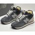 New Balance 574 Mid Suede Grey Graphite Black зимние
