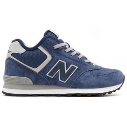New Balance 574 Mid Navy White зимние