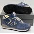 New Balance 574 Mid Navy White зимние