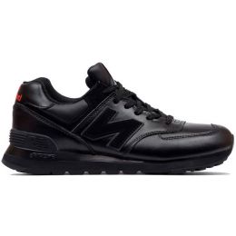 Кроссовки New Balance 574 All Black кожаные