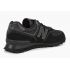 New Balance 574 Total Black с белой строчкой