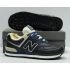 New Balance 574 Blue White Leather с мехом New Balance 574 Blue White Leather с мехом