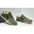 New Balance 574 Suede Green Brown с мехом