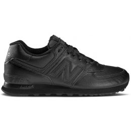 Кроссовки New Balance 574 Triple Black Leather Кроссовки New Balance 574 Triple Black Leather