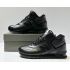 Кроссовки New Balance 574 Mid Triple Black Leather с мехом Кроссовки New Balance 574 Mid Triple Black Leather с мехом