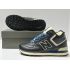 Кроссовки New Balance 574 Mid Blue Leather с мехом Кроссовки New Balance 574 Mid Blue Leather с мехом