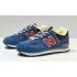 Кроссовки New Balance 574 Blue Navy Red с мехом