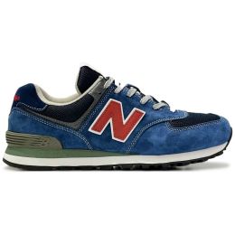 Кроссовки New Balance 574 Blue Black Red