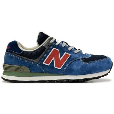Кроссовки New Balance 574 Blue Black Red