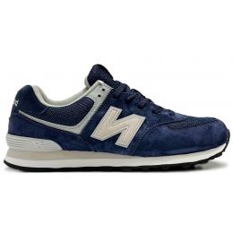 Кроссовки New Balance 574 Blue Cream White