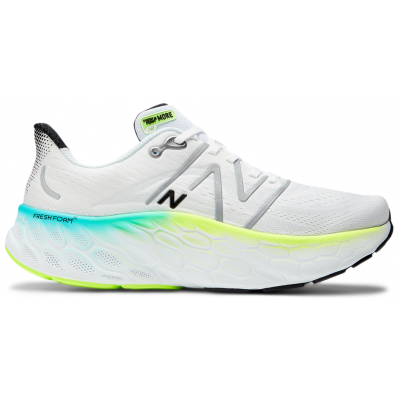 New Balance Fresh Foam X More Trail v4 White Electric Teal
