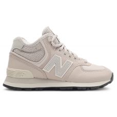 New Balance 574 Mid Light Beige с мехом