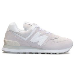 New Balance 574 Light Grey White