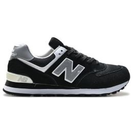 Кроссовки New Balance 574 Suede Black White