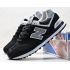 Кроссовки New Balance 574 Suede Black White