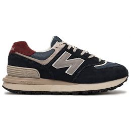 New Balance 574 Legacy Navy Blue Grey Red