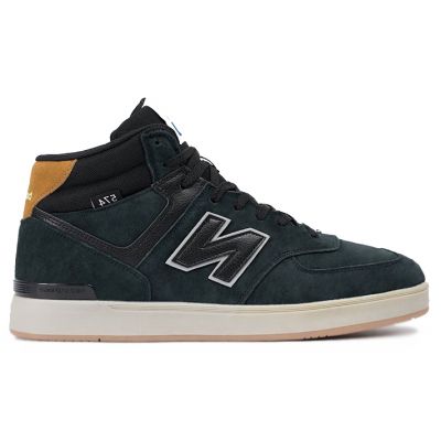 New Balance CT574 High Dark Blue Black утепленные