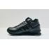 Кроссовки New Balance 574 Mid Triple Black Leather с мехом