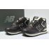 New Balance 574 Mid Brown White Leather с мехом