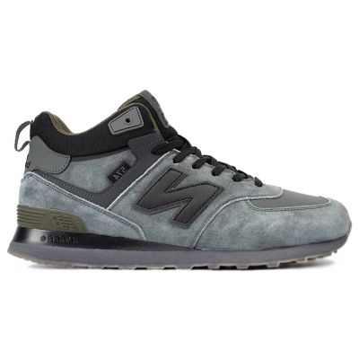 New Balance 574 Mid Iron Blue Grey Black