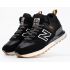 New Balance 574 Mid x Stone Island Black White