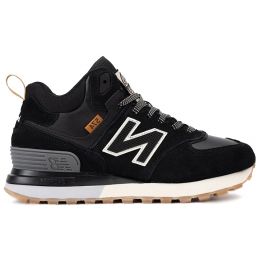 Кроссовки New Balance 574 Mid x Stone Island Black White