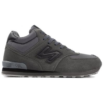 New Balance 574 Mid Dark Grey Black