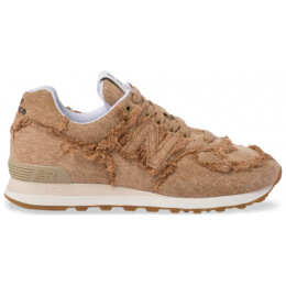 New Balance 574 x Miu Miu Denim Cognac