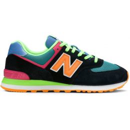 New Balance 574 Black Energy Lime