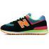 New Balance 574 Black Energy Lime