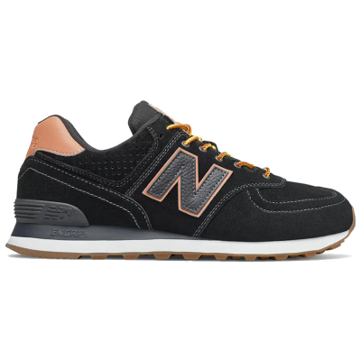 Кроссовки New Balance 574 мужские черно-желтые (40-45)