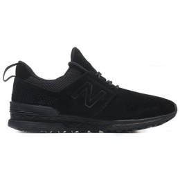 Кроссовки New Balance 574 мужские замшевые черные (40-45)