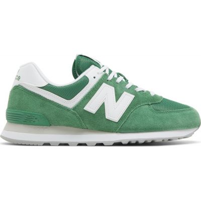 New balance 574 green and white on sale