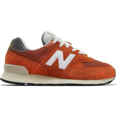 New balance 574 red orange on sale