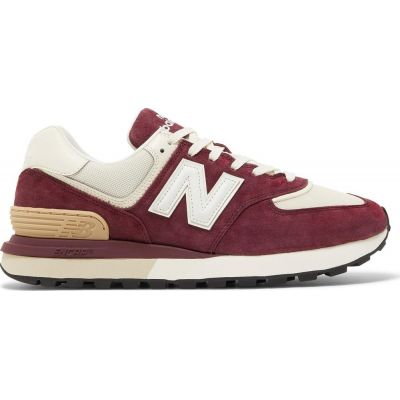 Burgundy and grey new balance 574 hotsell