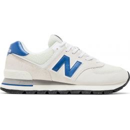 New Balance 574 Rugged White Royal Blue