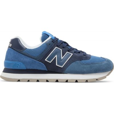 New Balance 574 Natural Indigo Laser Blue