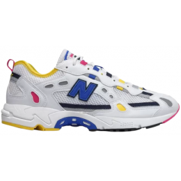 New Balance 827 White Blue Yellow