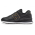 New Balance 574 Classic Black Gold с мехом