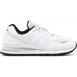 Кроссовки New Balance 574 Rugged White Black Leather