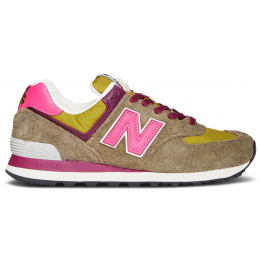 New Balance Stray Rats 574 Green Pink