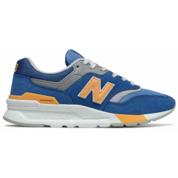 Кроссовки New Balance 997h Varsity голубые с оранжевым