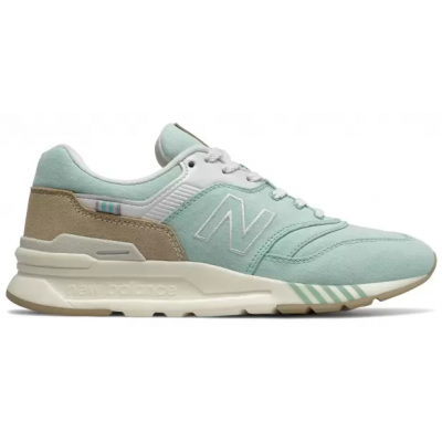 Кроссовки New Balance 997h голубые с коричневым