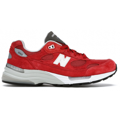 New Balance Kith 992 Kithmas Collection Team Red